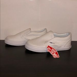 White Vans for Toddlers. Size 10.0 BRAND NEW!